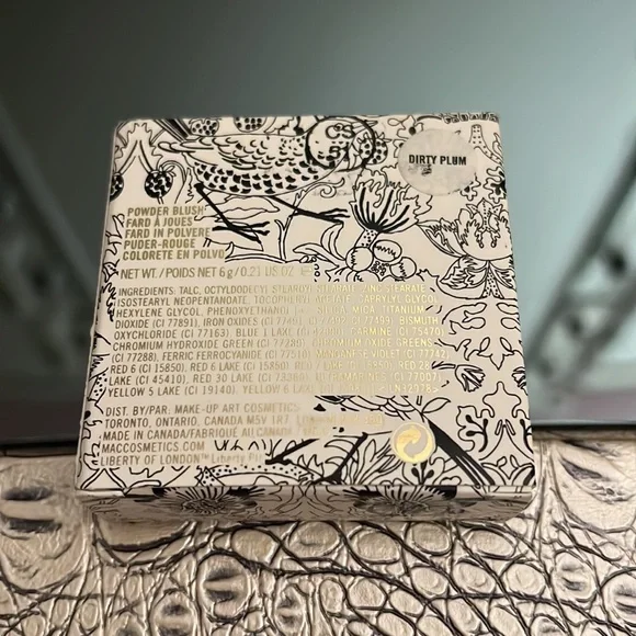 NIB! Mac Cosmetics Liberty Of London Powder Blush In Color Dirty Plum. - Picture 6 of 8